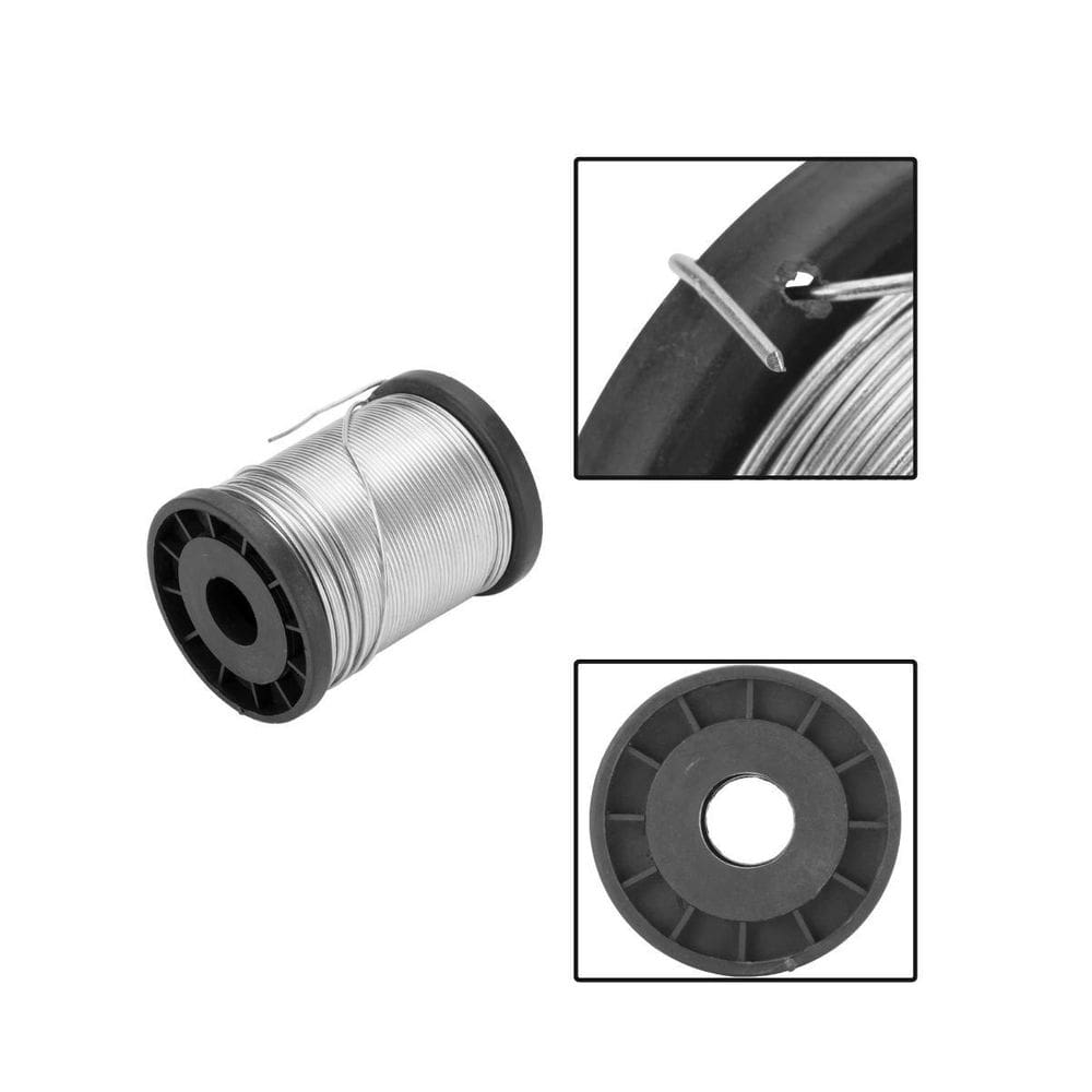 Arame De Aco Liso Galvanizado 50 Metros 1,2Mm 420G