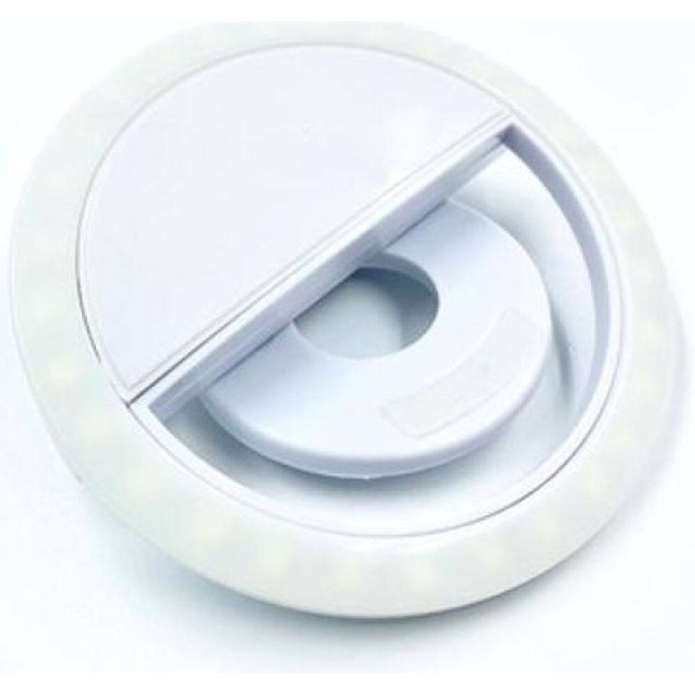 2 Clipe Anel Led Universal Para Selfie Celular Ring Light