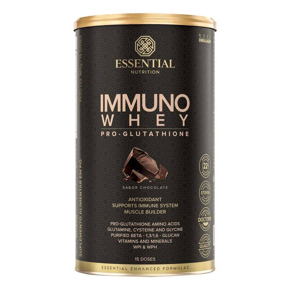 2X Immuno Whey 465G - Essential Nutrition Sabor Cacao