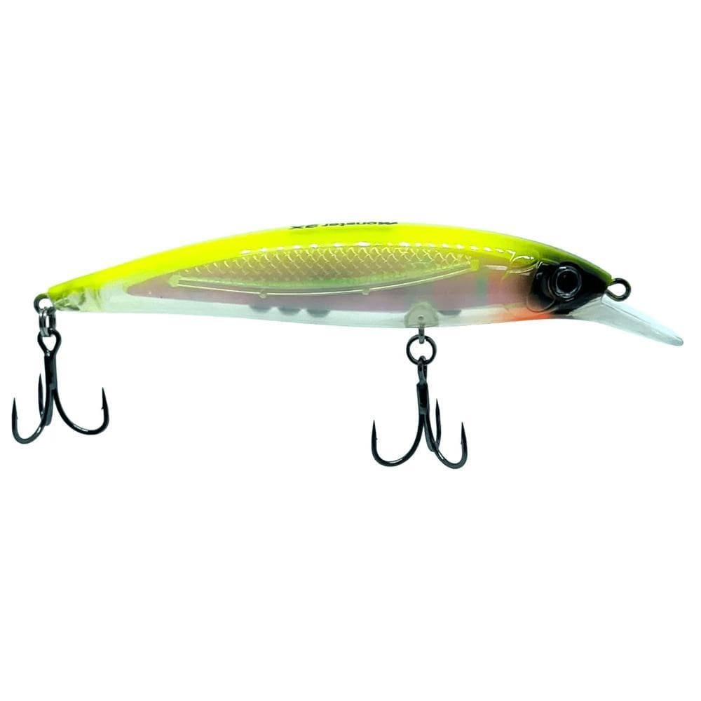 Monster 3X Iscas Hard Floating Cor 3 Minnow-T 9,5Cm 1Un
