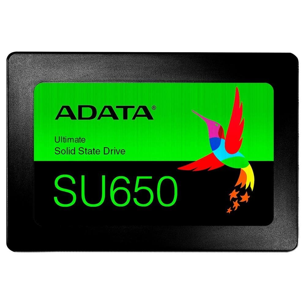 SSD Adata SU650, 960GB, Sata III, Leitura 520MB/s e Gravação 450MB/s