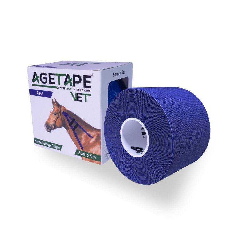 Agetape Vet Kinesiology Tape 5Cm X 5M - Azul Escuro