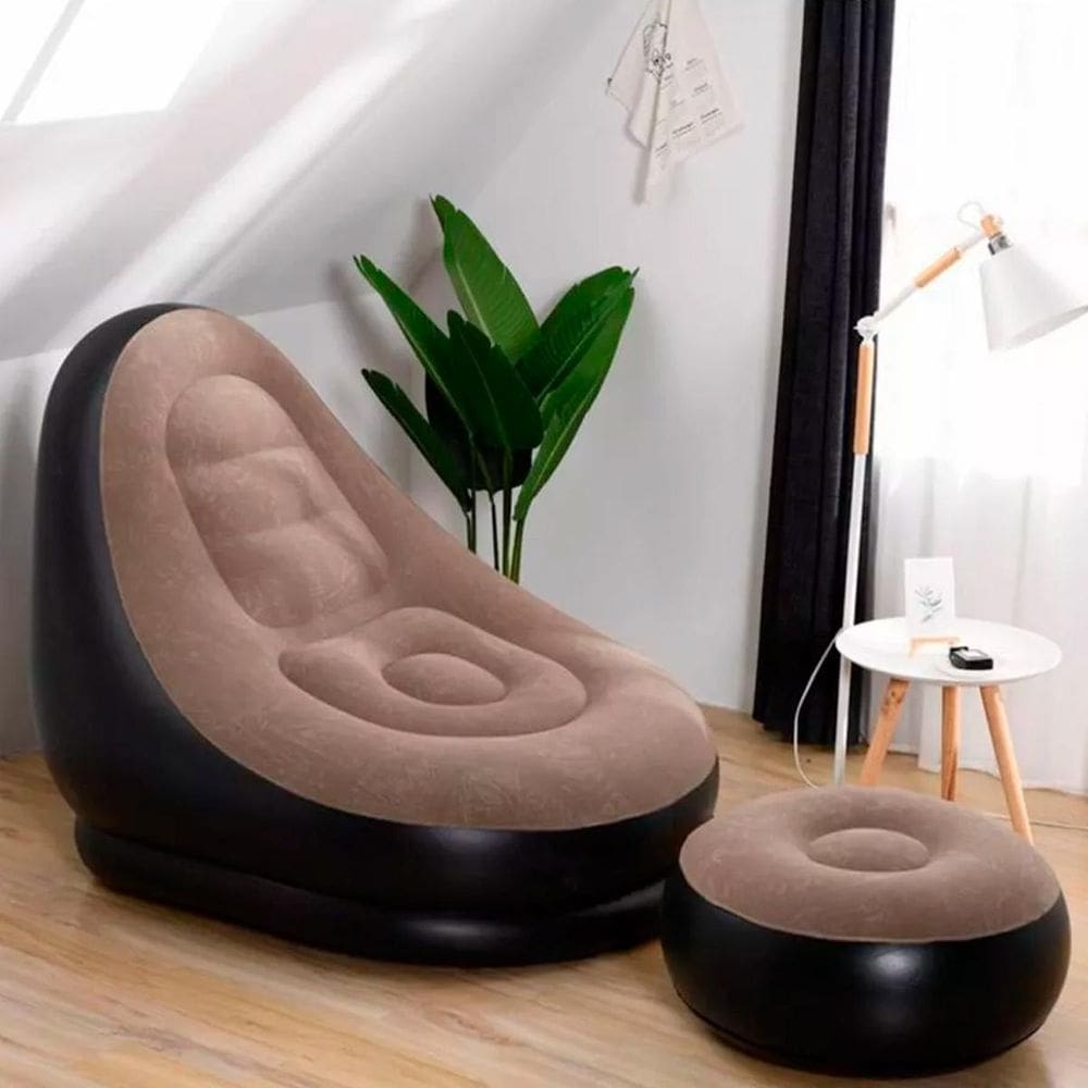 Sofá Inflável Perfeito Para Relaxar Em Viagens