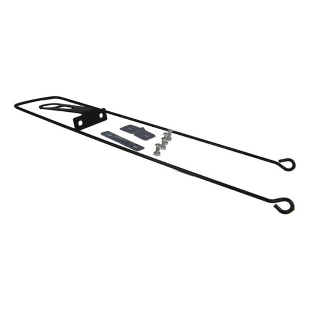 Haste Suporte Kit Para Cestinha Aço Oval Preto Aro 26