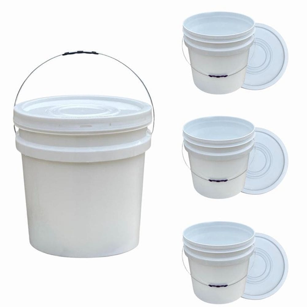 Balde 30L Para Sauna Seca - 4 Pçs