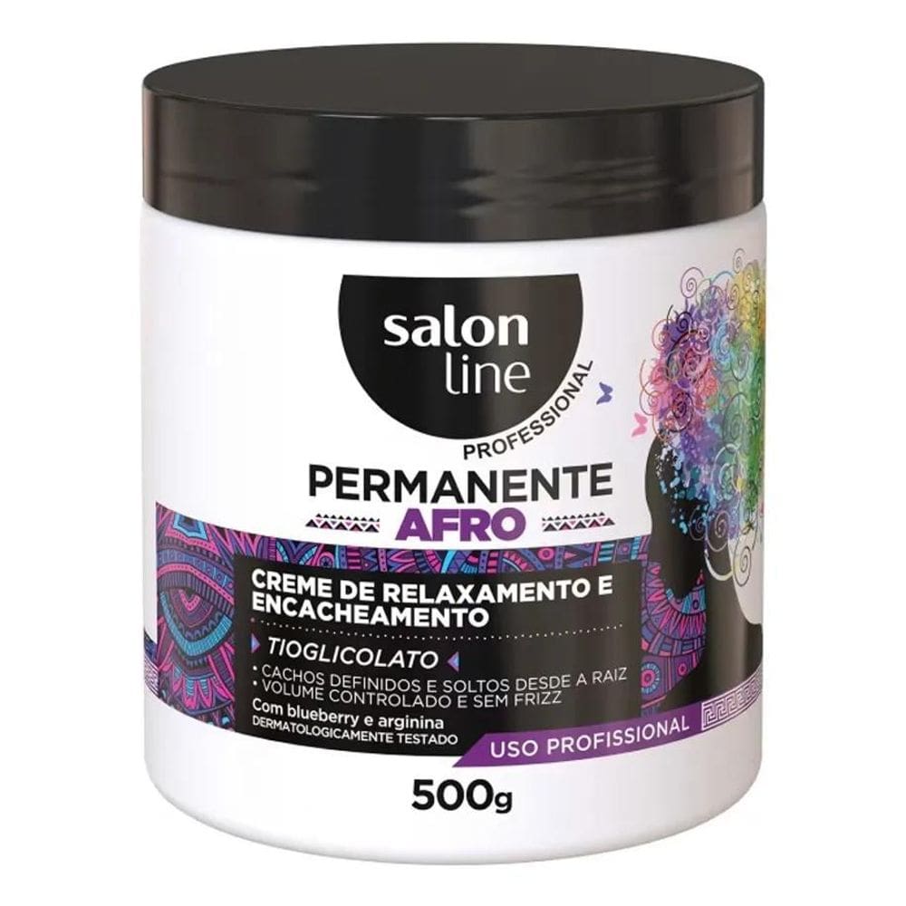 2X Creme De Relaxamento Permanente Afro Cachos Salon Line 50