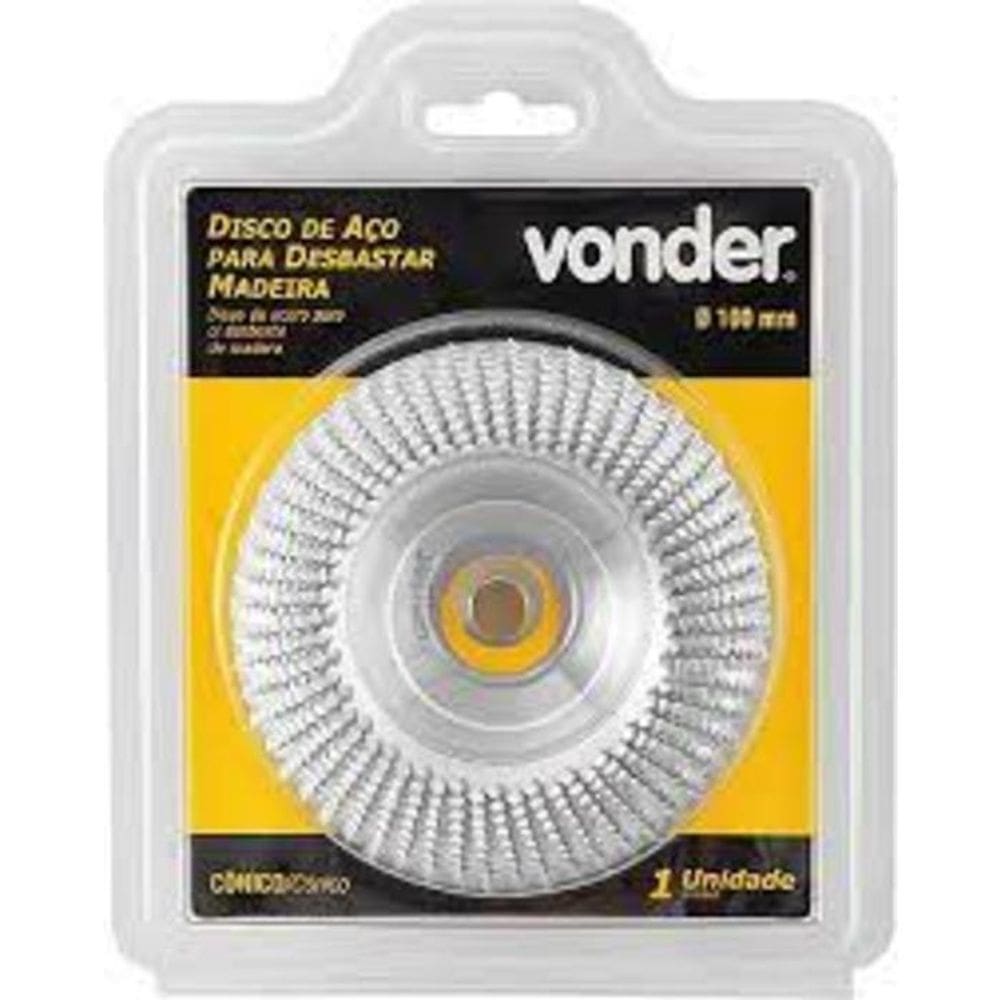 Disco Aco P/Desbastar Madeira Conico Vonder