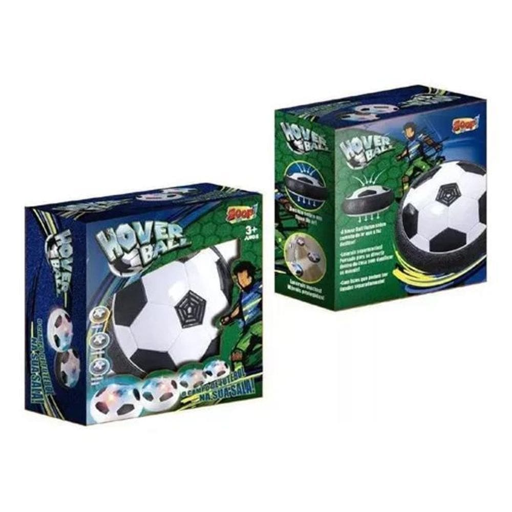 2X Bola Futebol Hover Ball Flutuante Dentro De Casa Com Luze