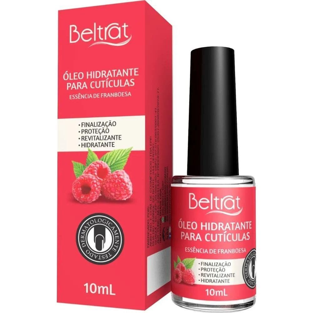 2X Óleo Hidratante Para Cutículas Framboesa Beltrat 10Ml