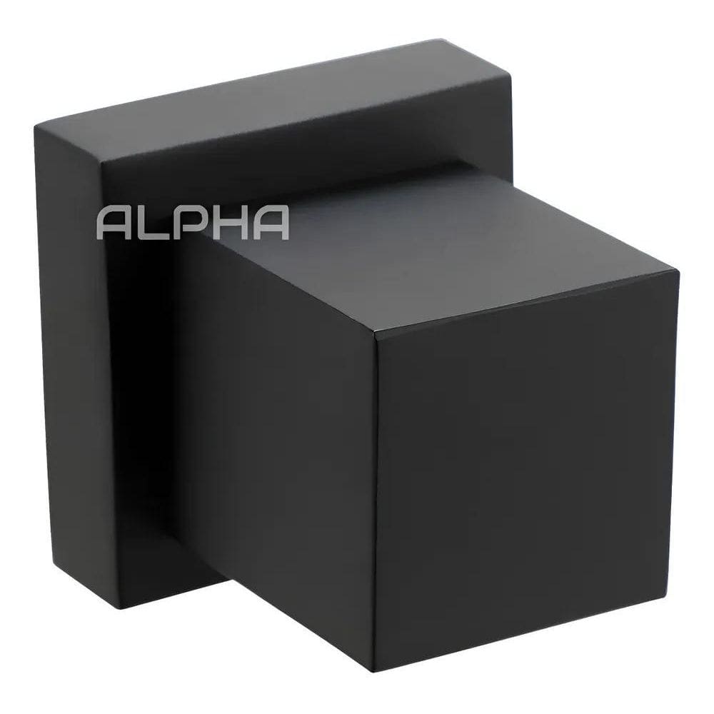 Acabamento Quadrado Preto De Registro Pressão Padrão Deca