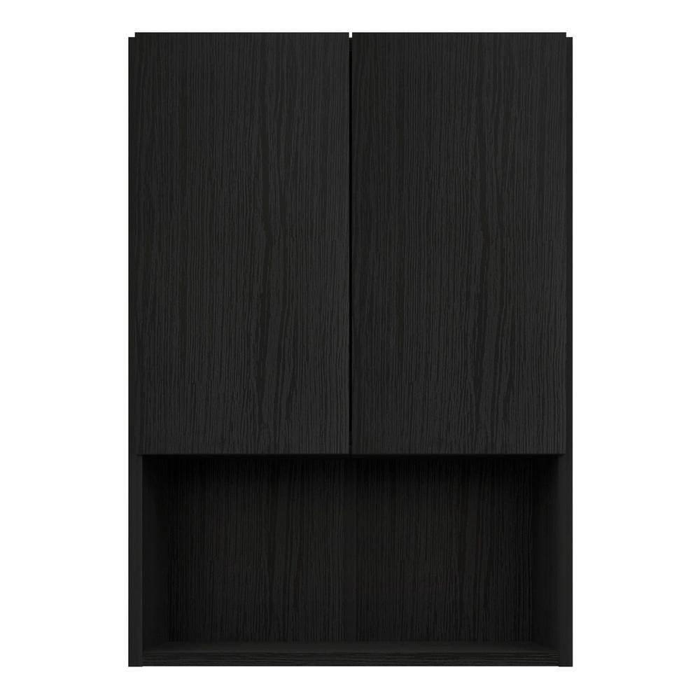 Armário De Banheiro/lavanderia 02 Portas Multimóveis Preto