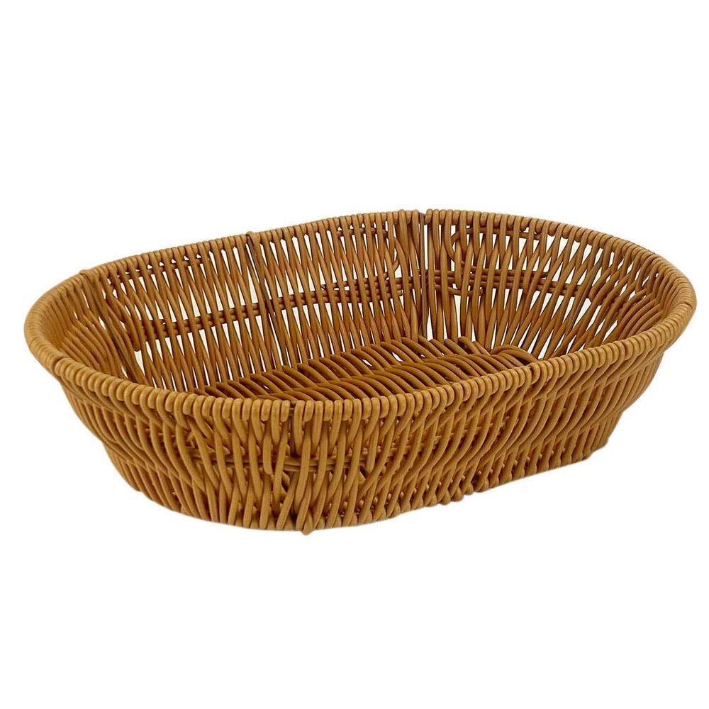 Bandeja Trama Tipo Vime Artificial Retangular Arredondada