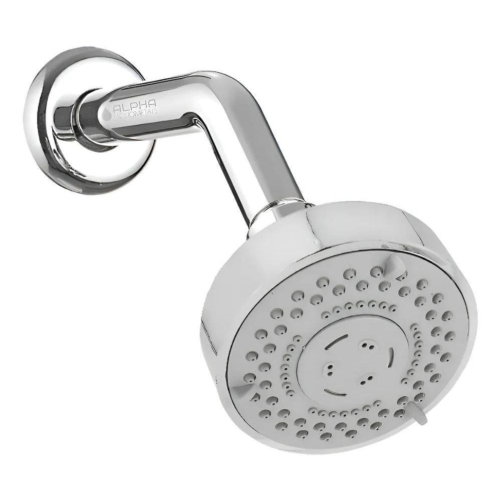 Ducha Chuveiro Aquecedor Solar Gás Flat 5 Jatos Articulado A