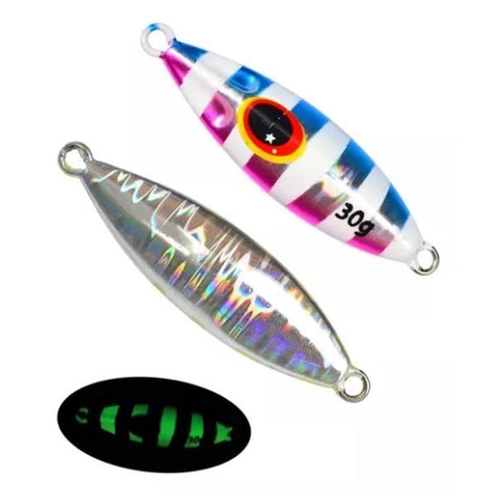 Artigo Pesca Isca Artificial Aquam 099 120G - Azul E Rosa