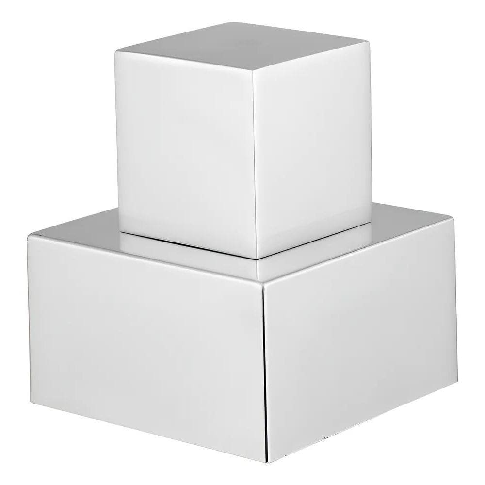 Acabamento Para Registro 100% Metal Quadrado 50Mm 1 1/2 - P