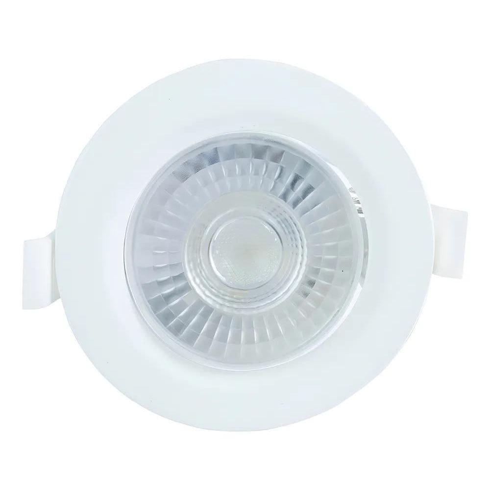 Kit 6 Nsa Spot Smd Led 7W Direcionável Embutir Redondo B. Fr