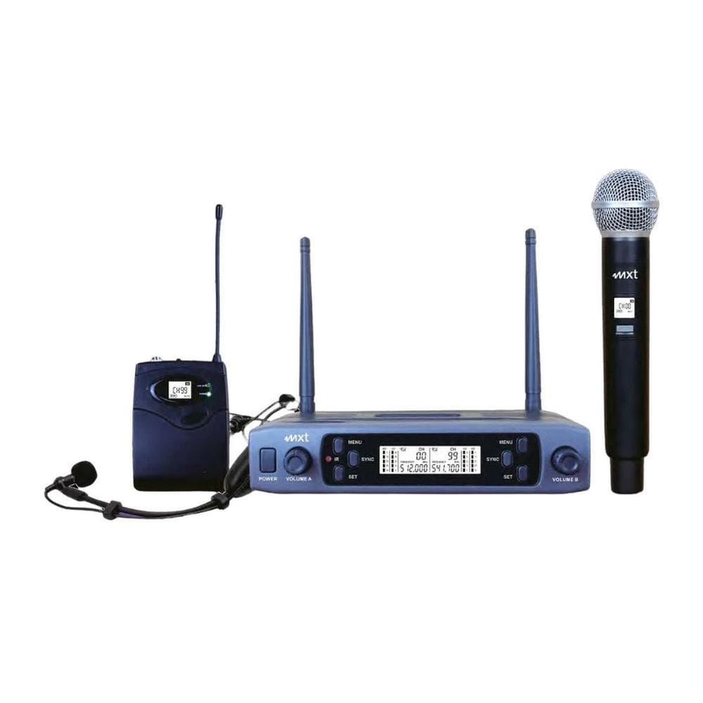Microfone Sem Fio Mxt Headset Uhf 527Mbp
