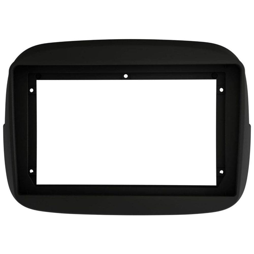 Moldura Painel Mulitmidia 9 Polegadas Fiat Mobi Preta Fosca