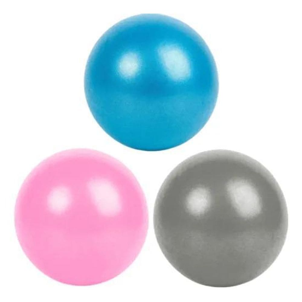 Bola Overball Yoga Pilates Fisioterapia Fitness 25Cm Kit 3