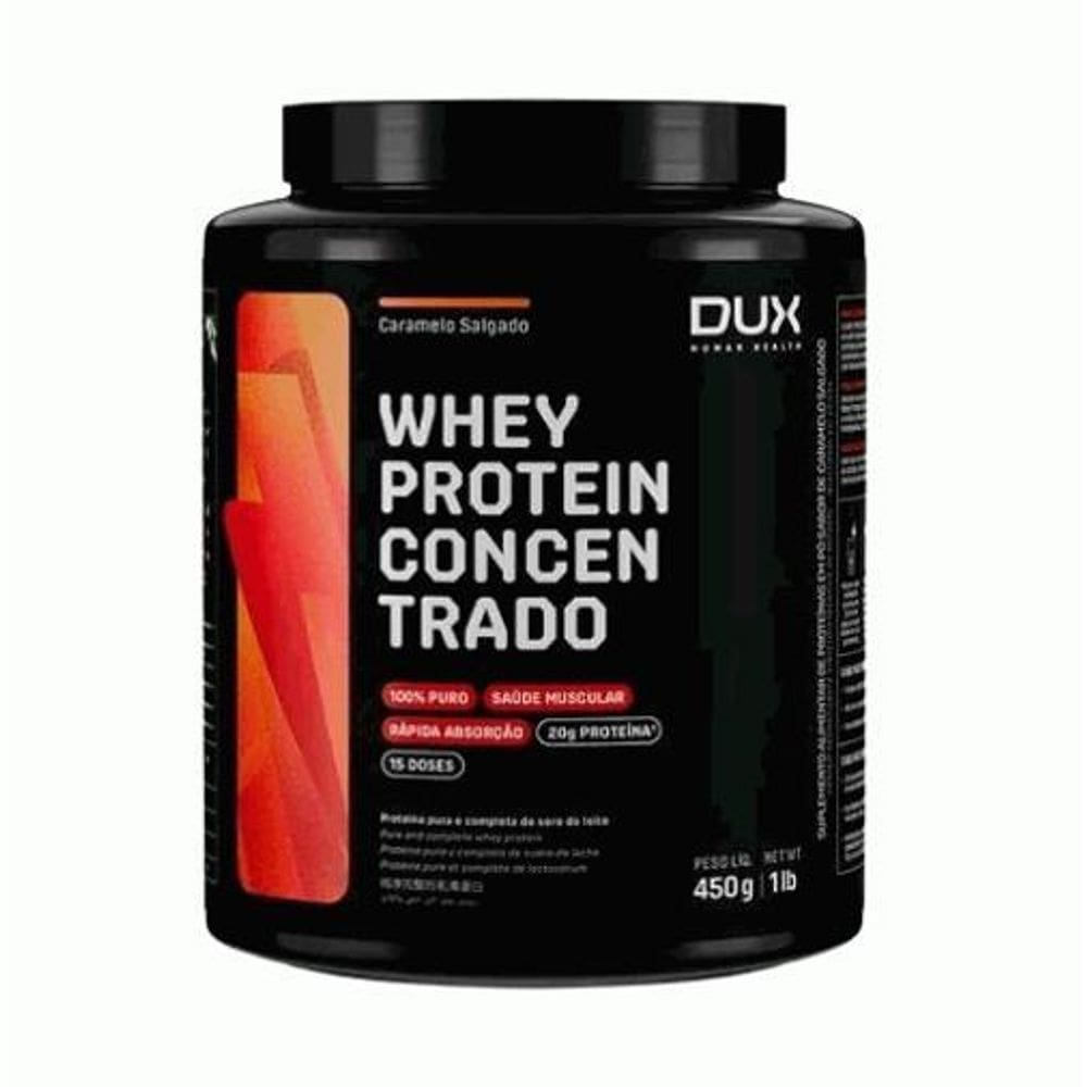 Whey Protein Concentrado Pote 450G - Sabor: Caramelo Salgado