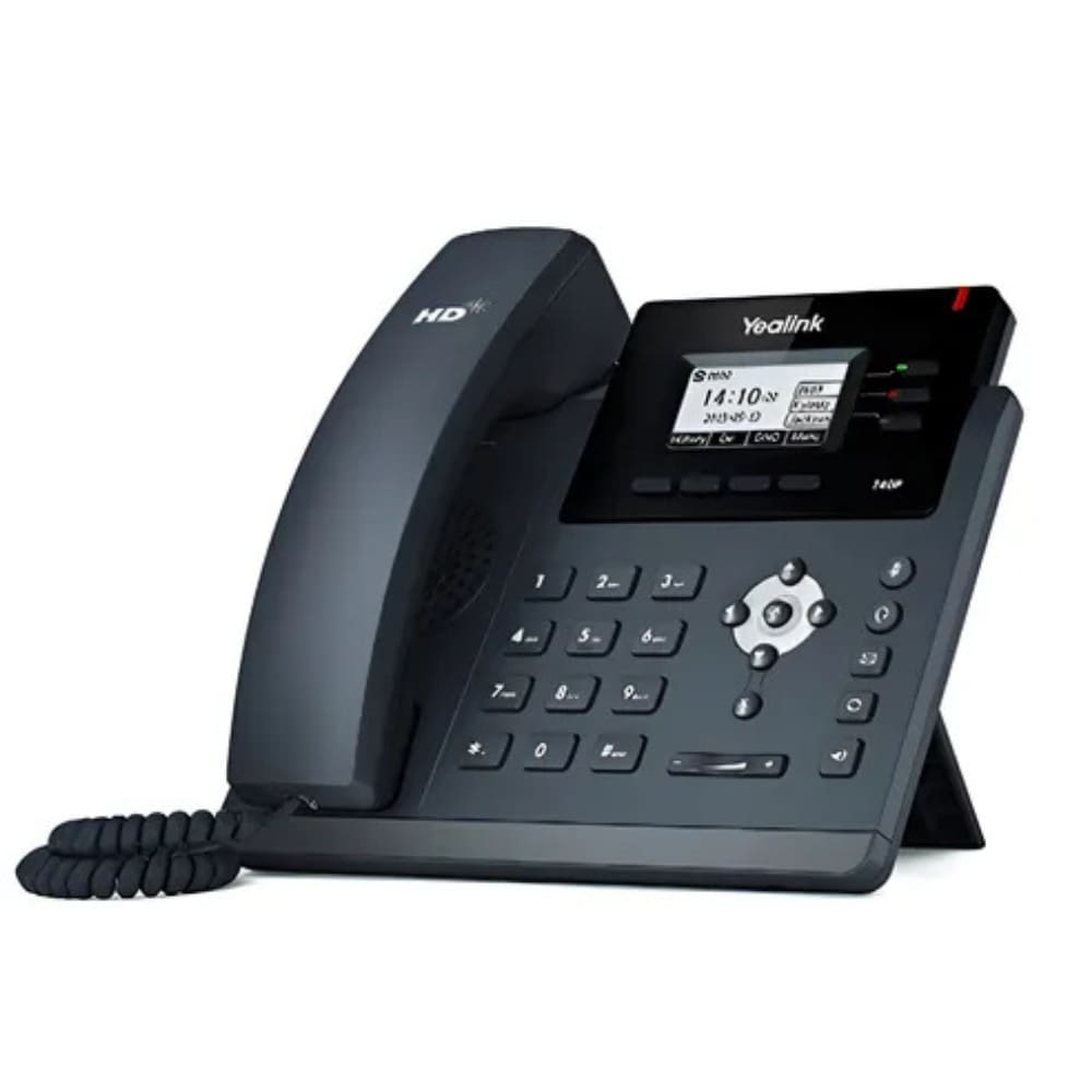 Telefone Ip Yealink Sip T40P 3 Linhas LCD 3 Contas SIP - Sem fonte