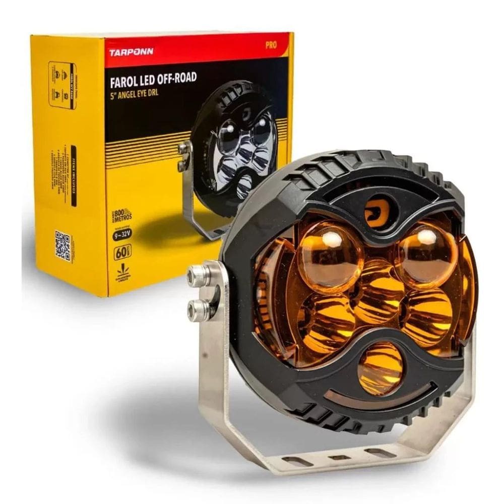 Farol Tarponn Off-Road Tp-6046 5 Led 60W 12000Lm 936V