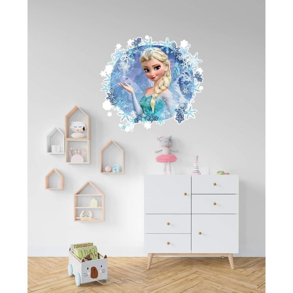 Adesivo De Parede Buraco Frozen Mod01