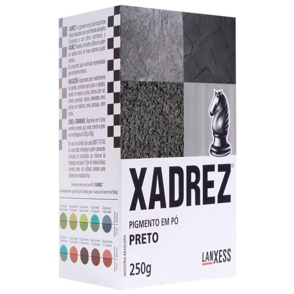 Pigmento Em Pó Xadrez 250G Xadrez Preto  67326  - Lanxess