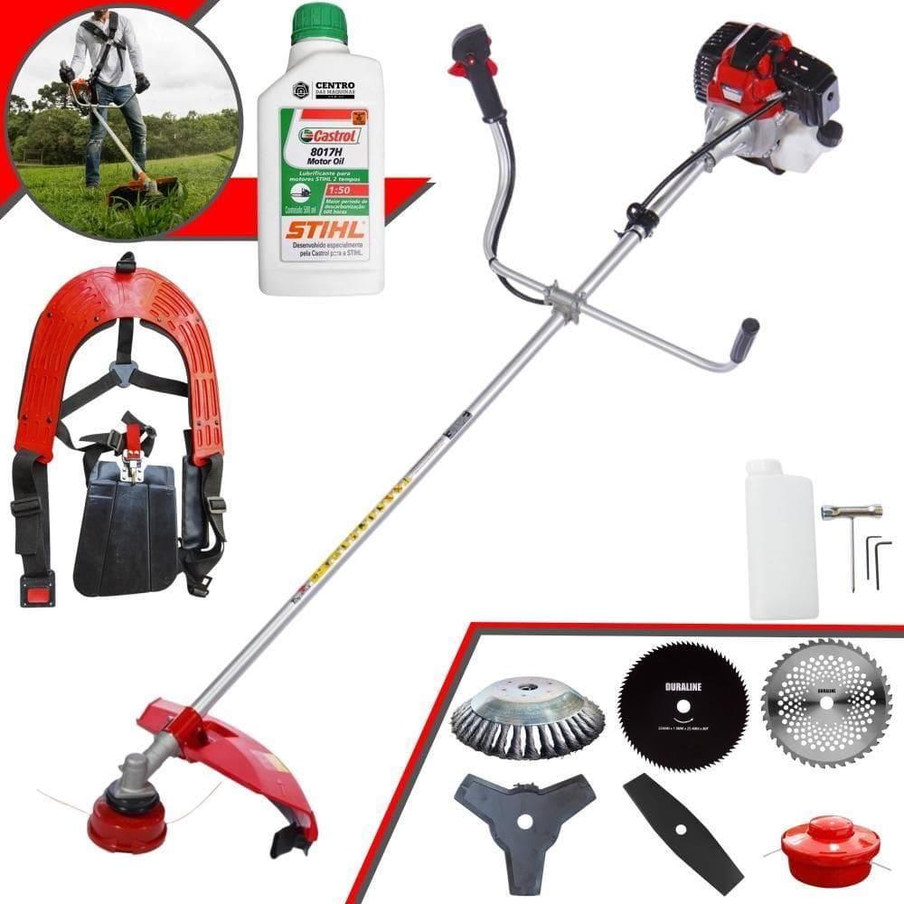 Roçadeira Rt52l Toyama + 6 Opções De Cortes + óleo Stihl