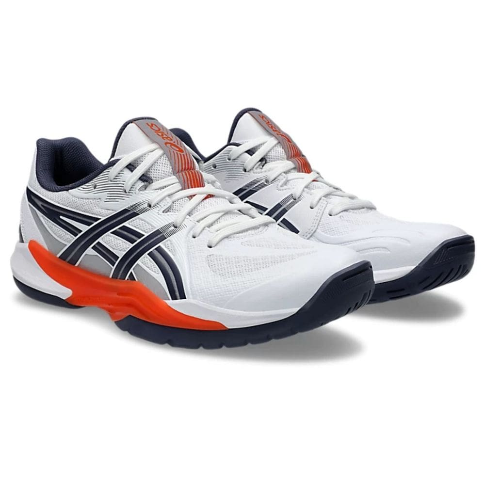 Tênis ASICS Powerbreak FF Masculino - Branco+Laranja | Casas Bahia