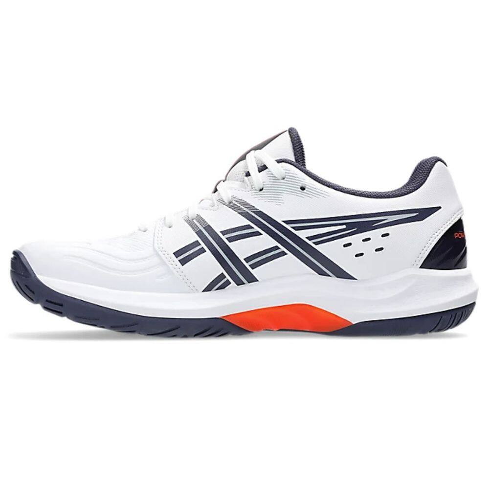 Tênis ASICS Powerbreak FF Masculino - Branco+Laranja | Casas Bahia