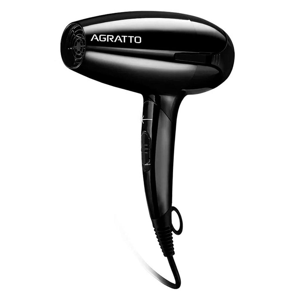 Secador de Cabelos Dobrável Portátil Viagem 1800W Ar Quente Della 220V Agratto Seac01i-02