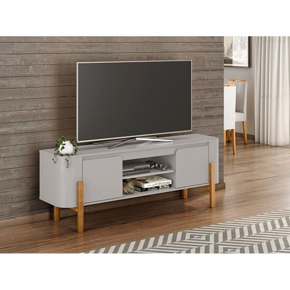 Rack Camburi Off White – Bechara Móveis