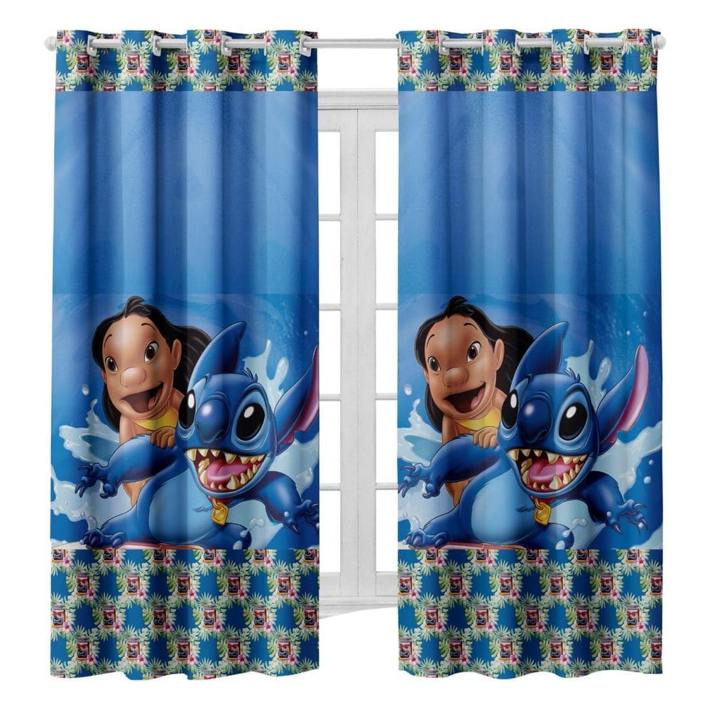 Cortina Infantil 3,00X2,20 Estampas Digitais Decorativa