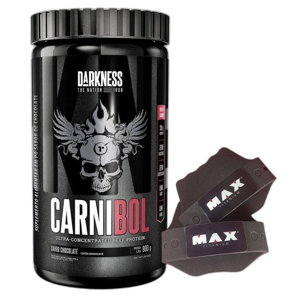 Carnibol Isolado Hidro 900G Chocolate Luva Max - Darkness