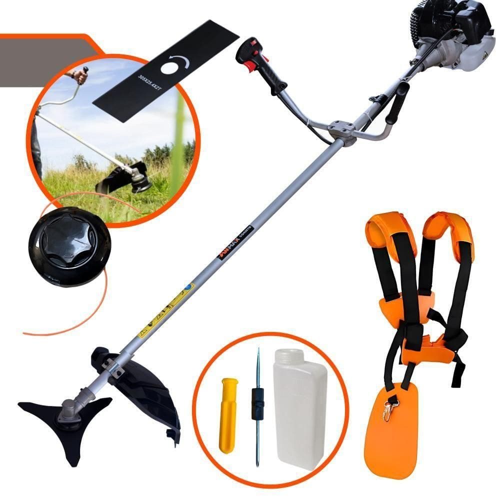 Roçadeira Aparador De Grama 43cc 1,7hp 2t Cg430b + Lâmina 3p