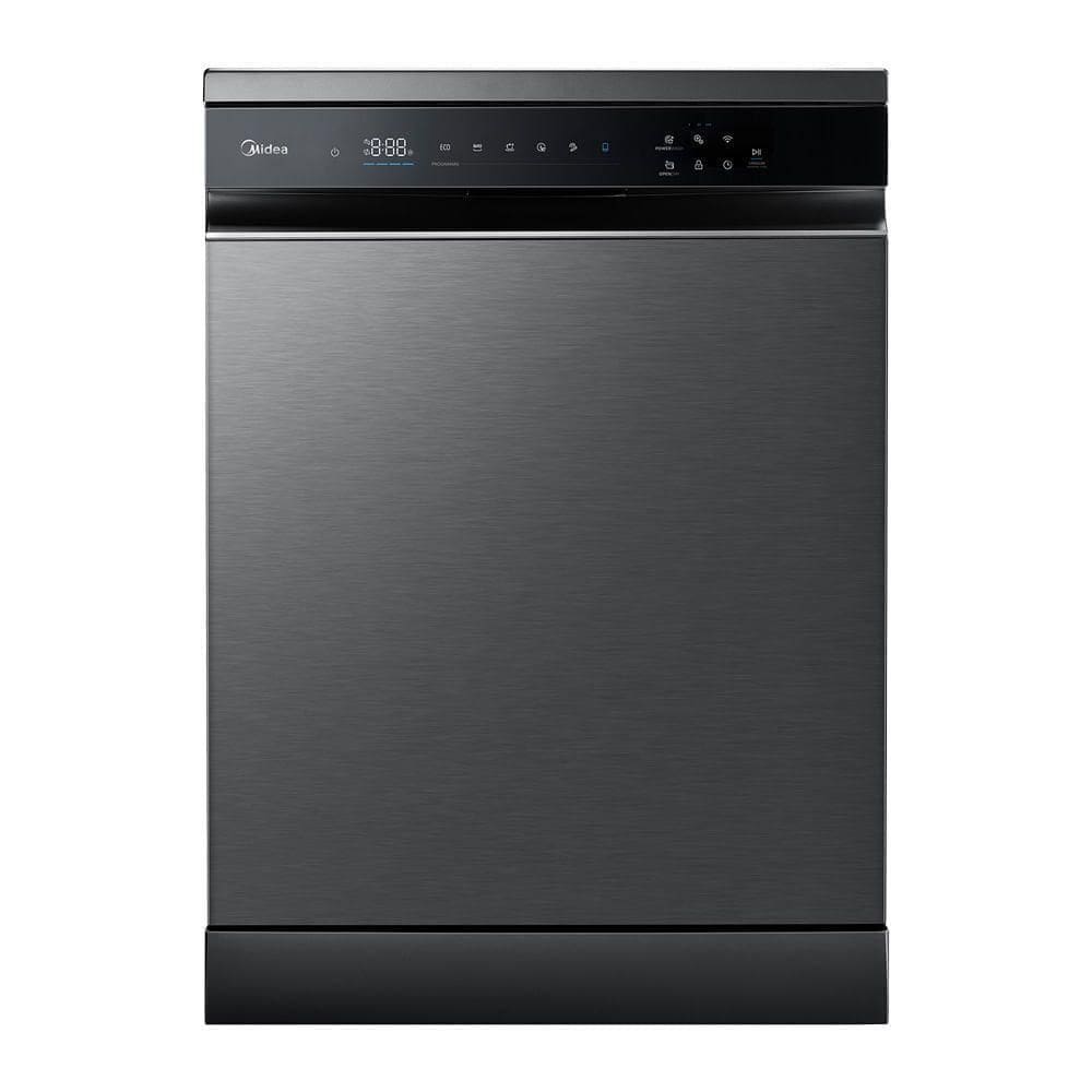 Lava Louças 14 Serviços Black Inox Smarthome Midea MDWEF1433GBS1 110V
