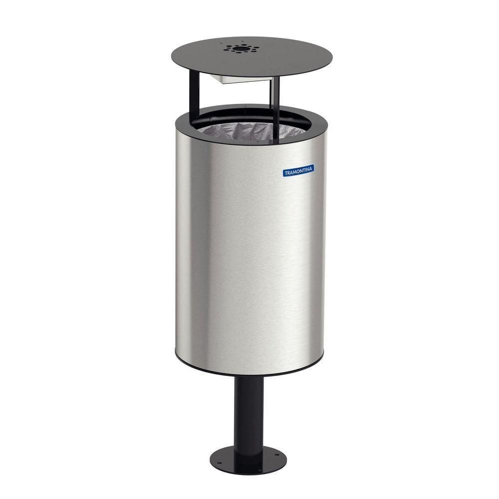Lixeira Tramontina Messina Inox Acabamento Acetinado 55 L Tramontina