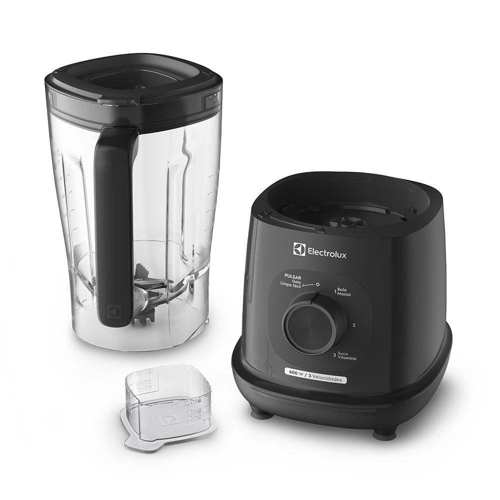 Liquidificador Electrolux 2,7L Efficient com TriForce 3 Velocidades Preto 220V