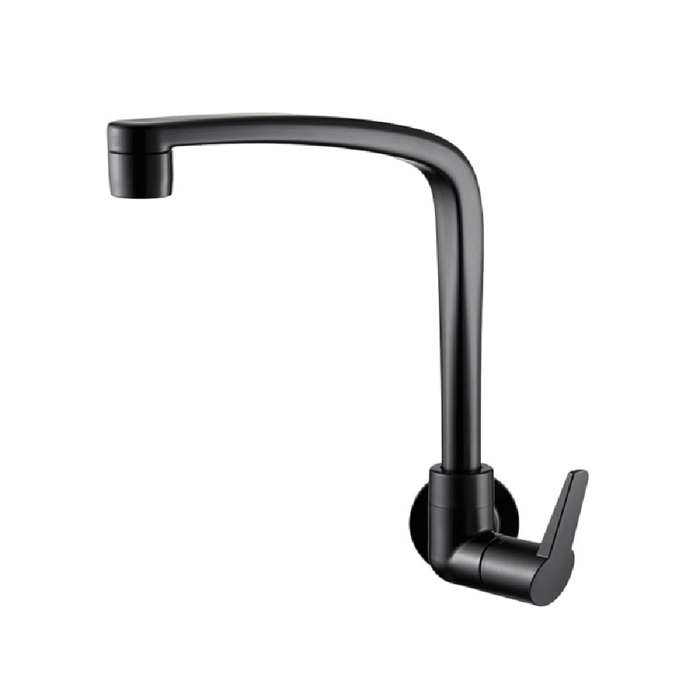Torneira Cozinha Parede Bica Alta Flatt Preto Fosc - 7111110 - LORENZETTI