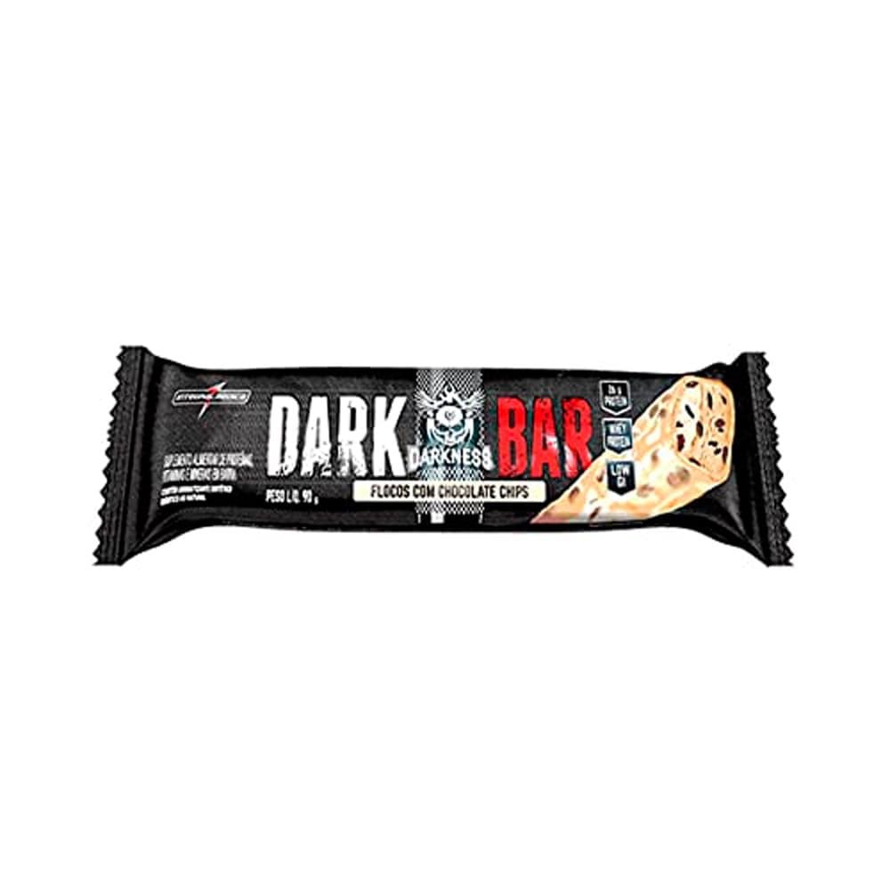 Barra de Proteína Darkness Integralmédica Flocos com Chocolate Chips 90g