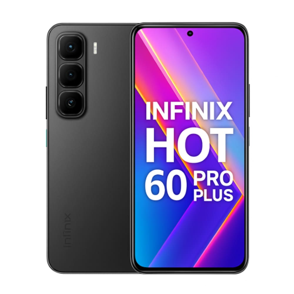 Smartphone Celular Infinix Hot 60 Pro Plus, 256GB, 8GB RAM, Tela 6,78, Câmera 108MP, Bateria 5000mAh, Android 14, Dual SIM, Preto