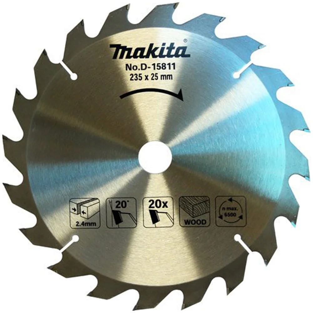 Disco De Serra 235x2,4x25mm 20d P/ Madeira Makita - D-15811