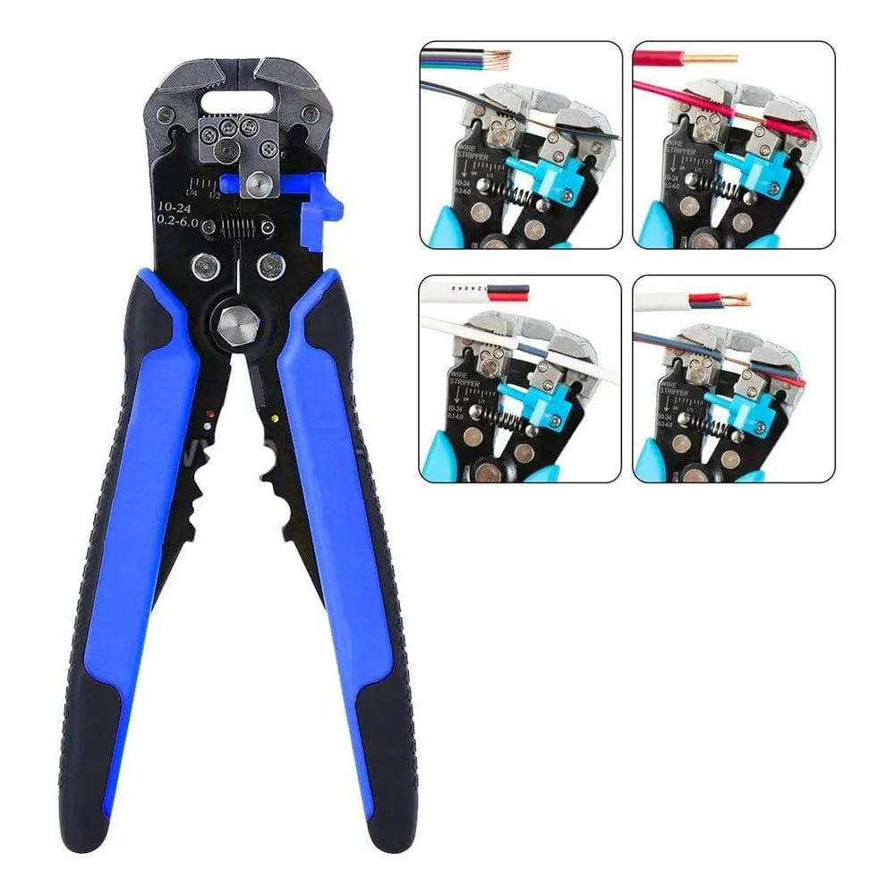 2X Alicate Automático Decapador E Crimpador 5 Em 1 Descascad