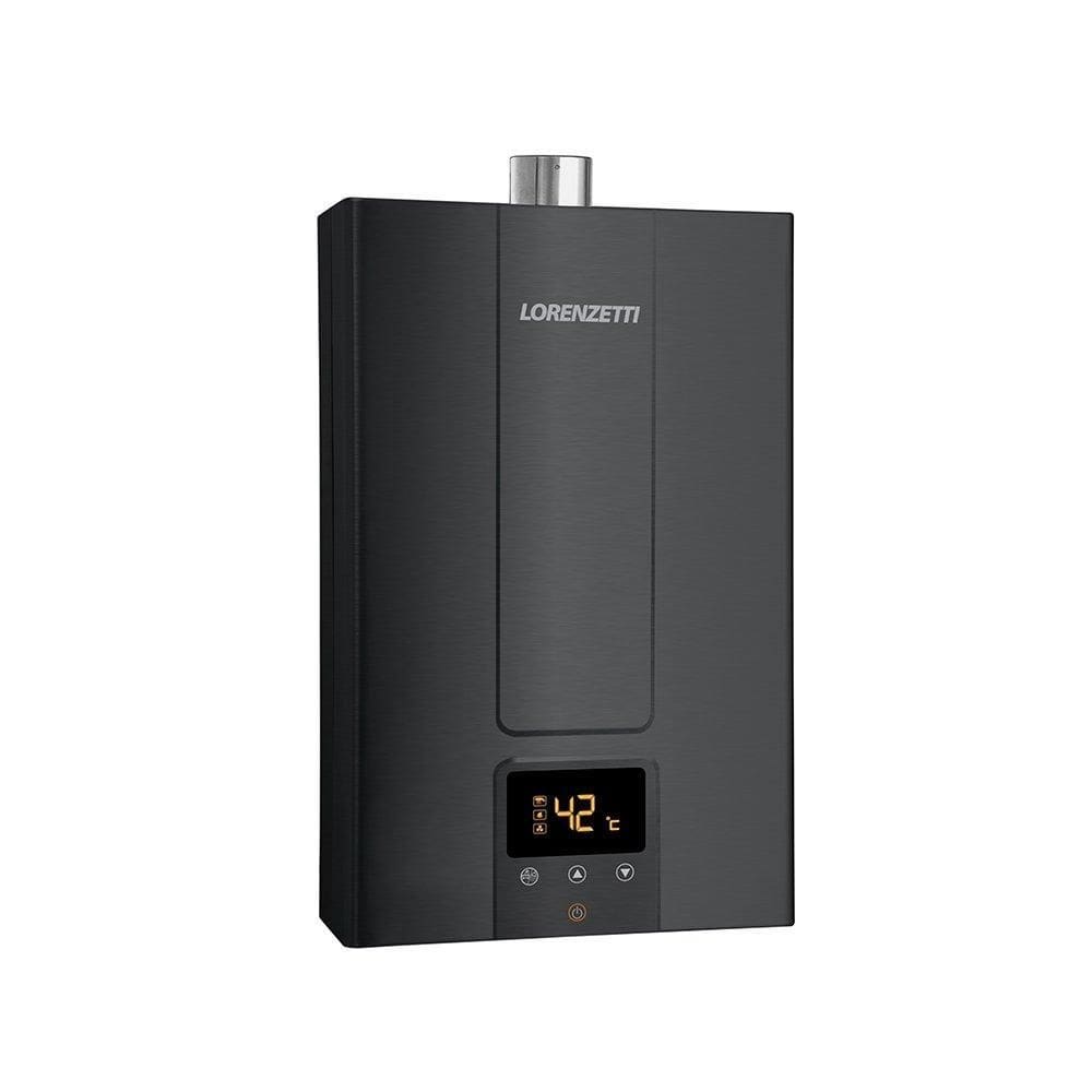 Aquecedor De Água A Gás Lz 1600De-Bk Digital Lorenzetti Glp