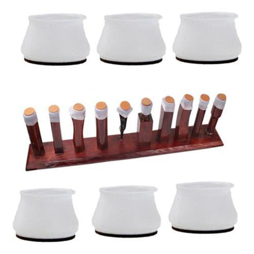 Kit 16 Pezinhos De Silicone Ponteira Protetora Pé Cadeira