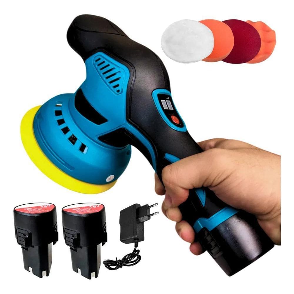 2X Politriz Lixadeira Automotiva Bivolt Sem Fio