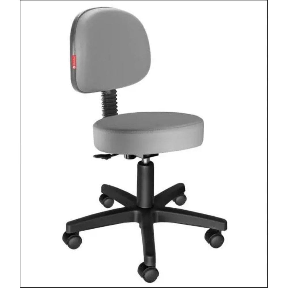 Cadeira Mocho Secretária Prata