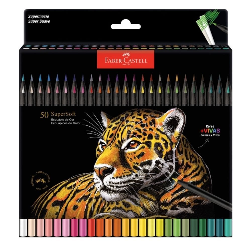 Ecolápis De Cor Supersoft-50 Cores Fsc*