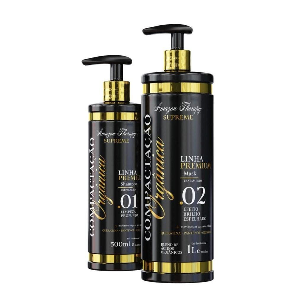 Kit Progressiva Orgânica Sem Formol Não Danifica Os Fios